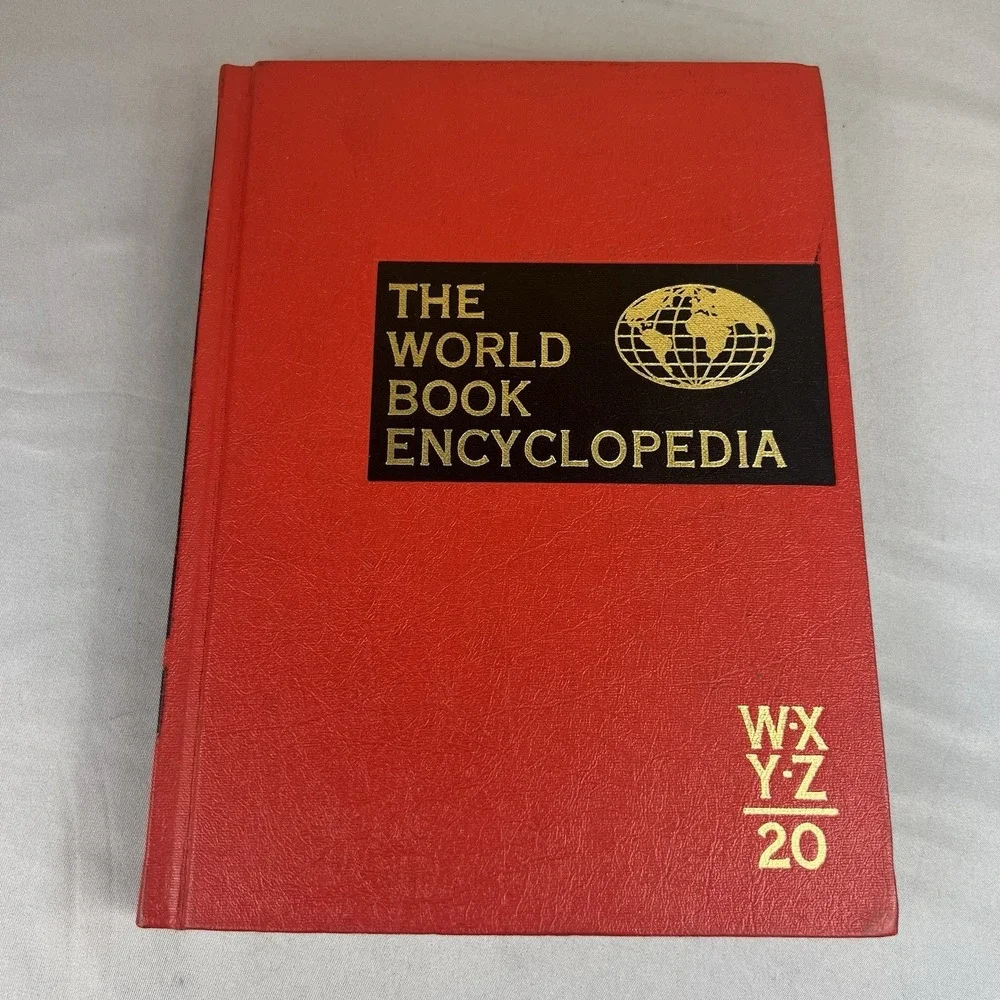 1970 The World Book Encyclopedia Volume 20 W-X-Y-Z Hardcover Vintage Book